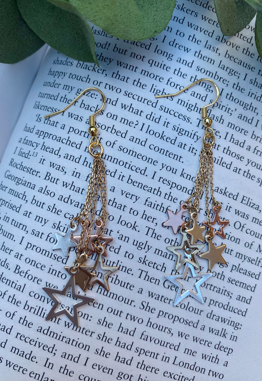 Gold Star Earrings